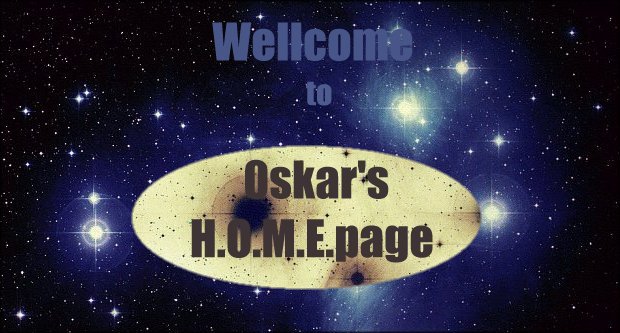 Wellcome to Oskar's homepage